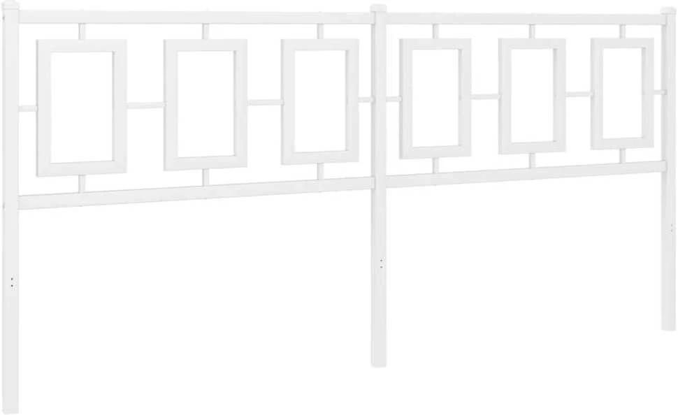 Metalinis pakaitinis galvūgalis, baltos spalvos, 180cm