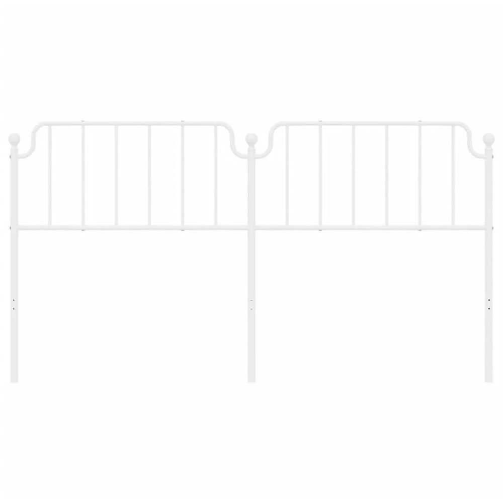 Metalinis pakaitinis galvūgalis, baltos spalvos, 180cm