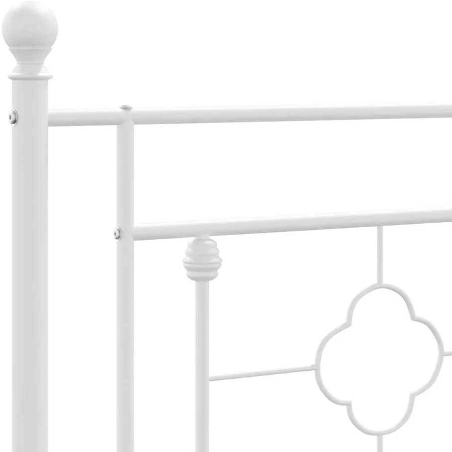 Metalinis galvūgalis, baltos spalvos, 200cm