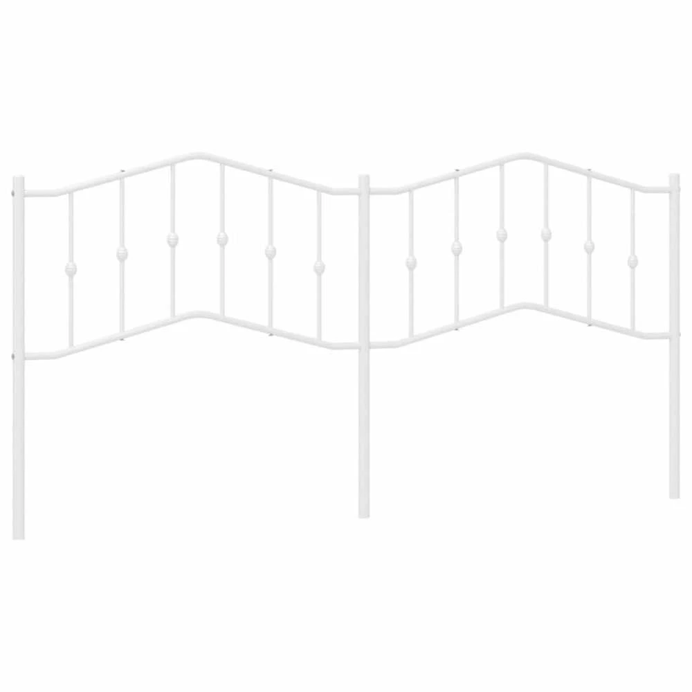 Metalinis galvūgalis, baltos spalvos, 200cm