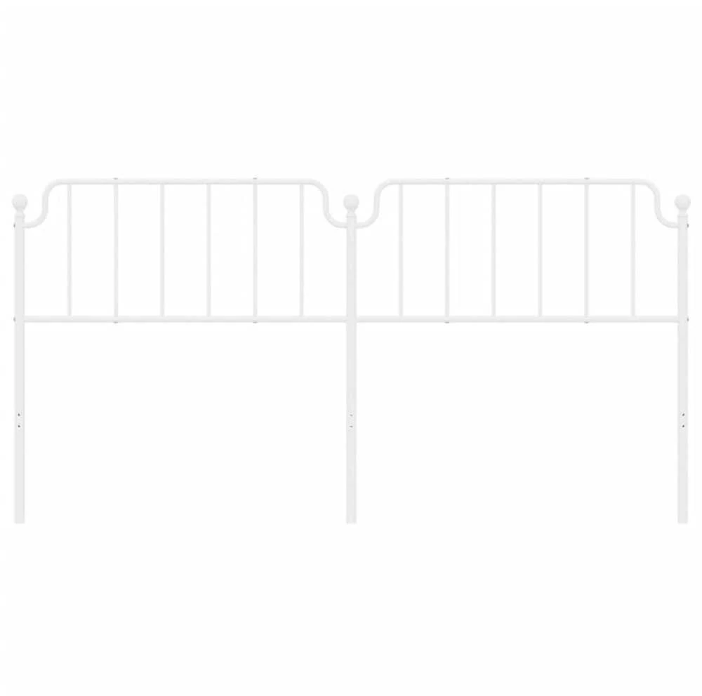 Metalinis galvūgalis, baltos spalvos, 200cm