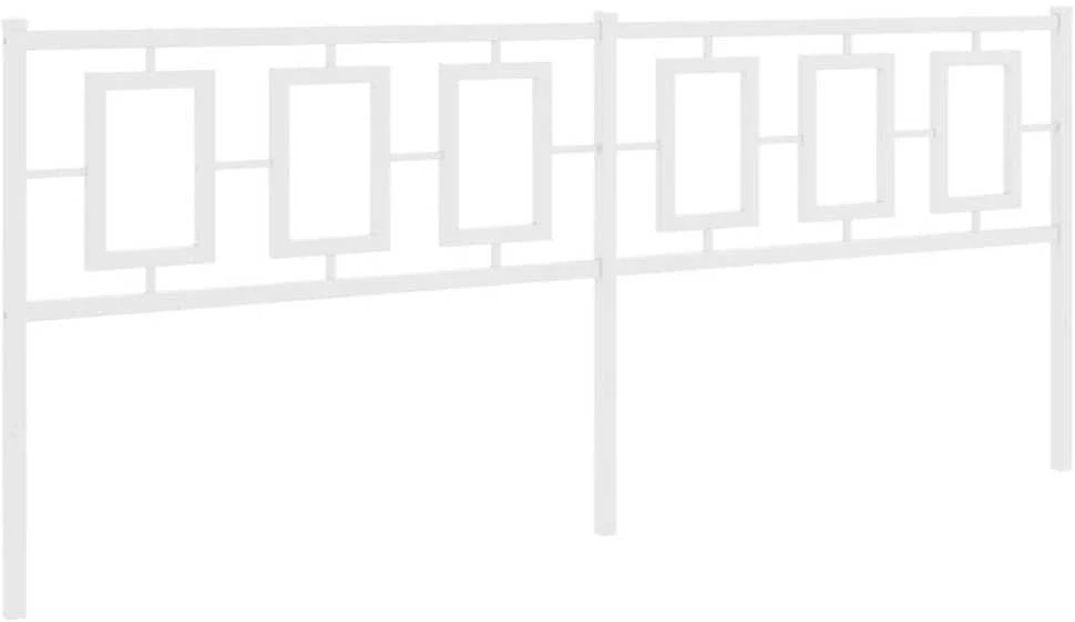 Metalinis galvūgalis, baltos spalvos, 200cm