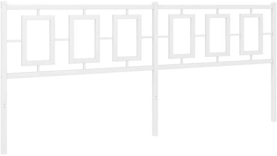 Metalinis galvūgalis, baltos spalvos, 200cm