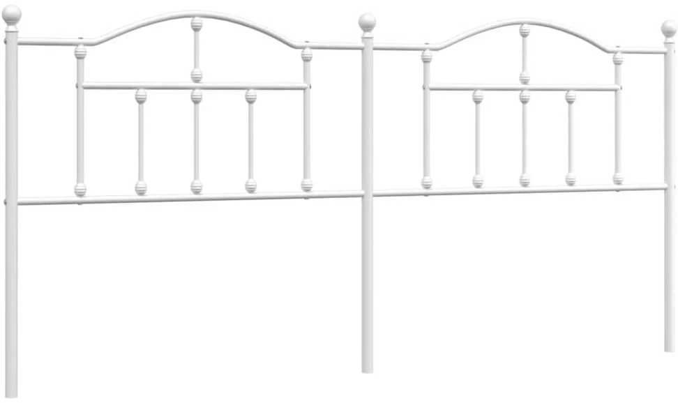 Metalinis galvūgalis, baltos spalvos, 200cm