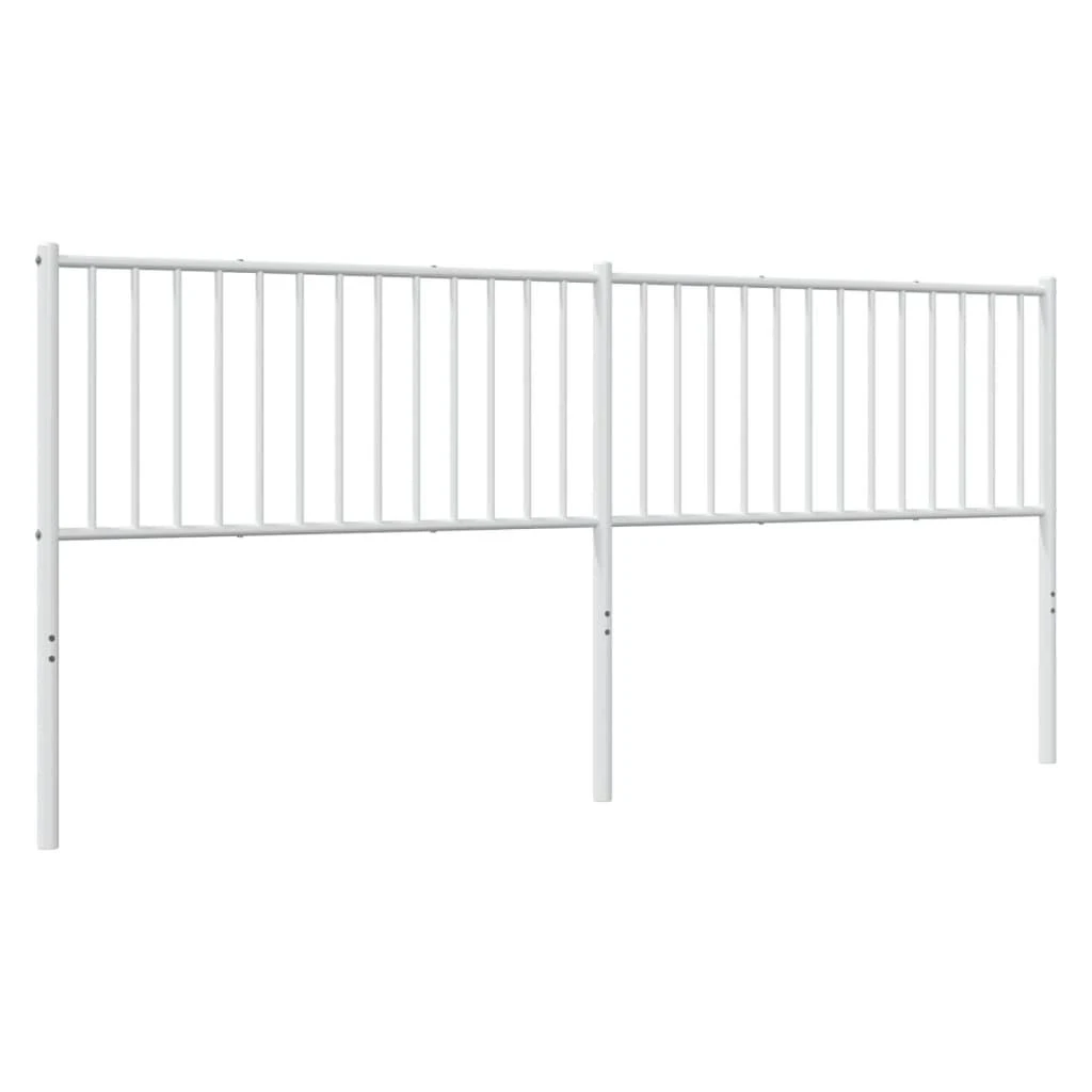 Metalinis galvūgalis, baltos spalvos, 200cm