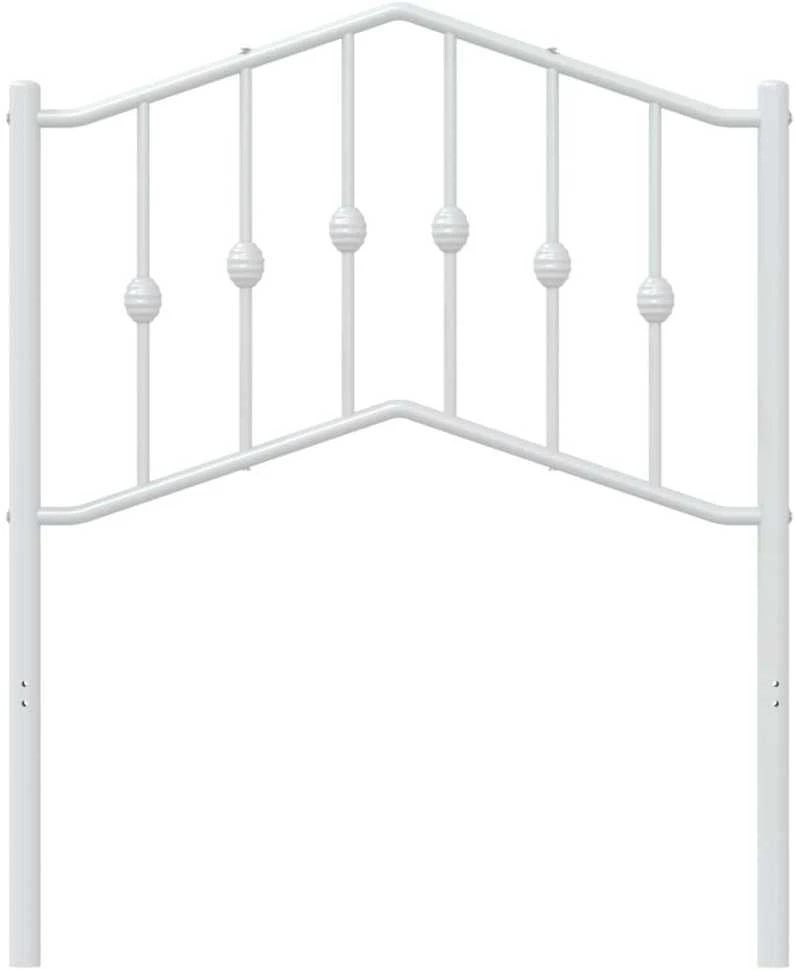 Metalinis galvūgalis, baltos spalvos, 75cm