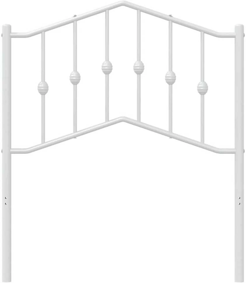 Metalinis galvūgalis, baltos spalvos, 80cm