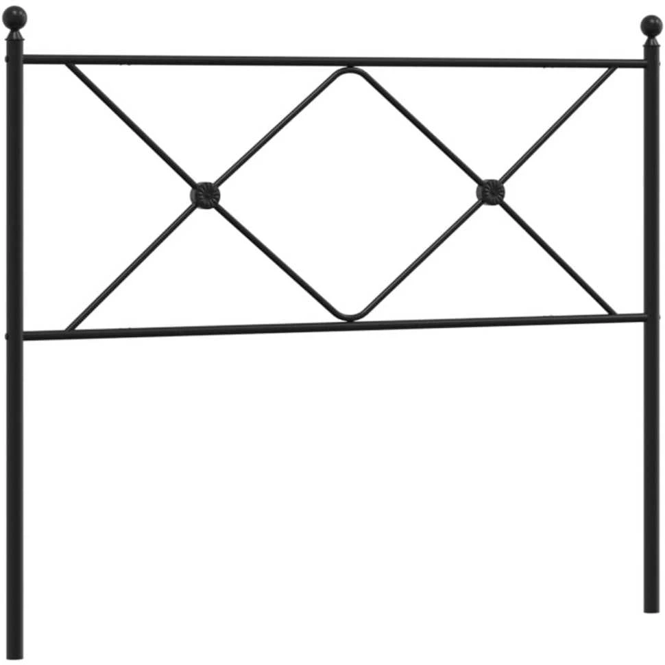 Metalinis galvūgalis, juodos spalvos, 100cm