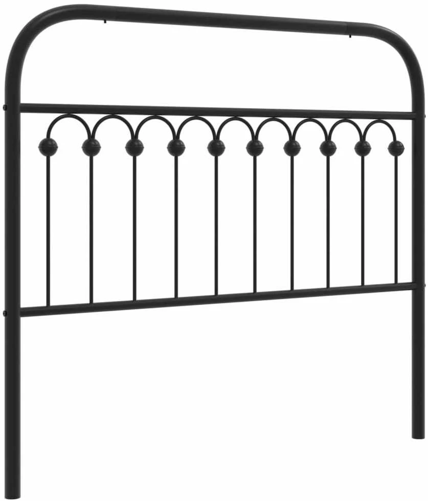Metalinis galvūgalis, juodos spalvos, 107cm