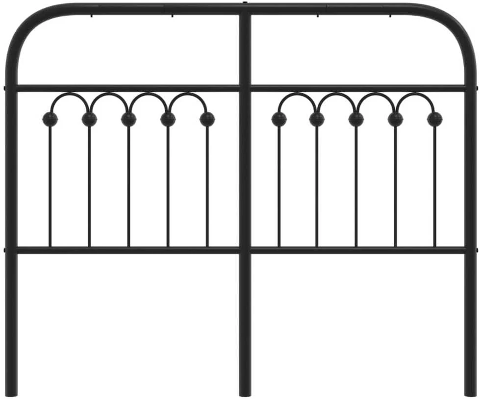 Metalinis galvūgalis, juodos spalvos, 120cm