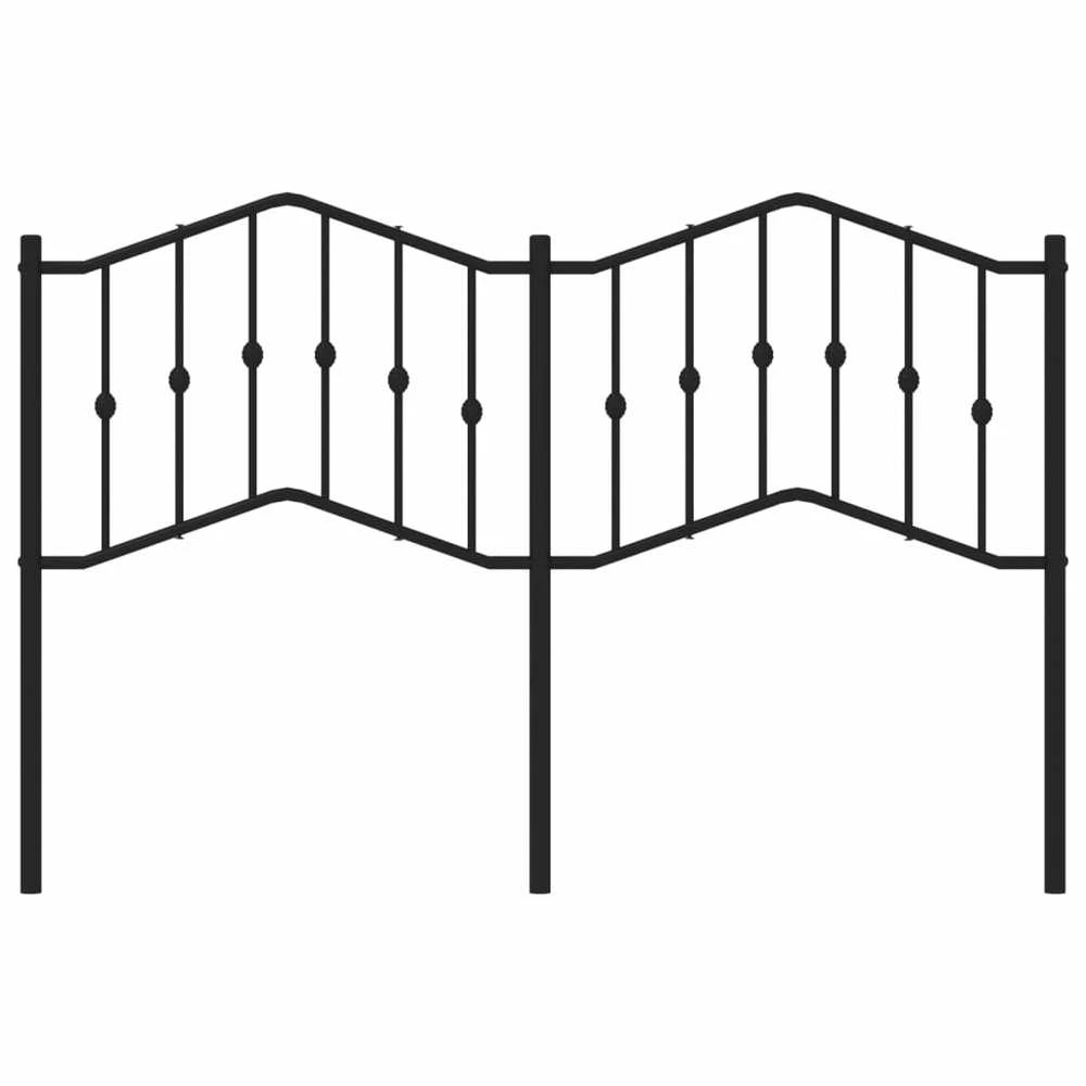 Metalinis galvūgalis, juodos spalvos, 140cm