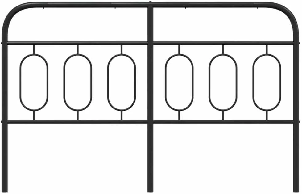 Metalinis pakaitinis galvūgalis, juodos spalvos, 150cm
