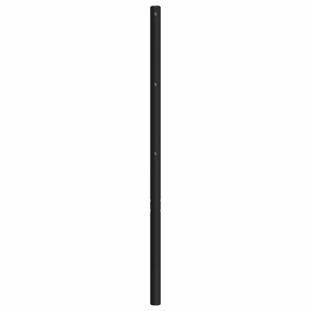 Metalinis galvūgalis, juodos spalvos, 193cm