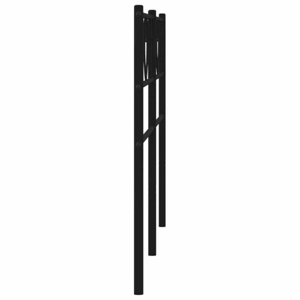 Metalinis galvūgalis, juodos spalvos, 193cm