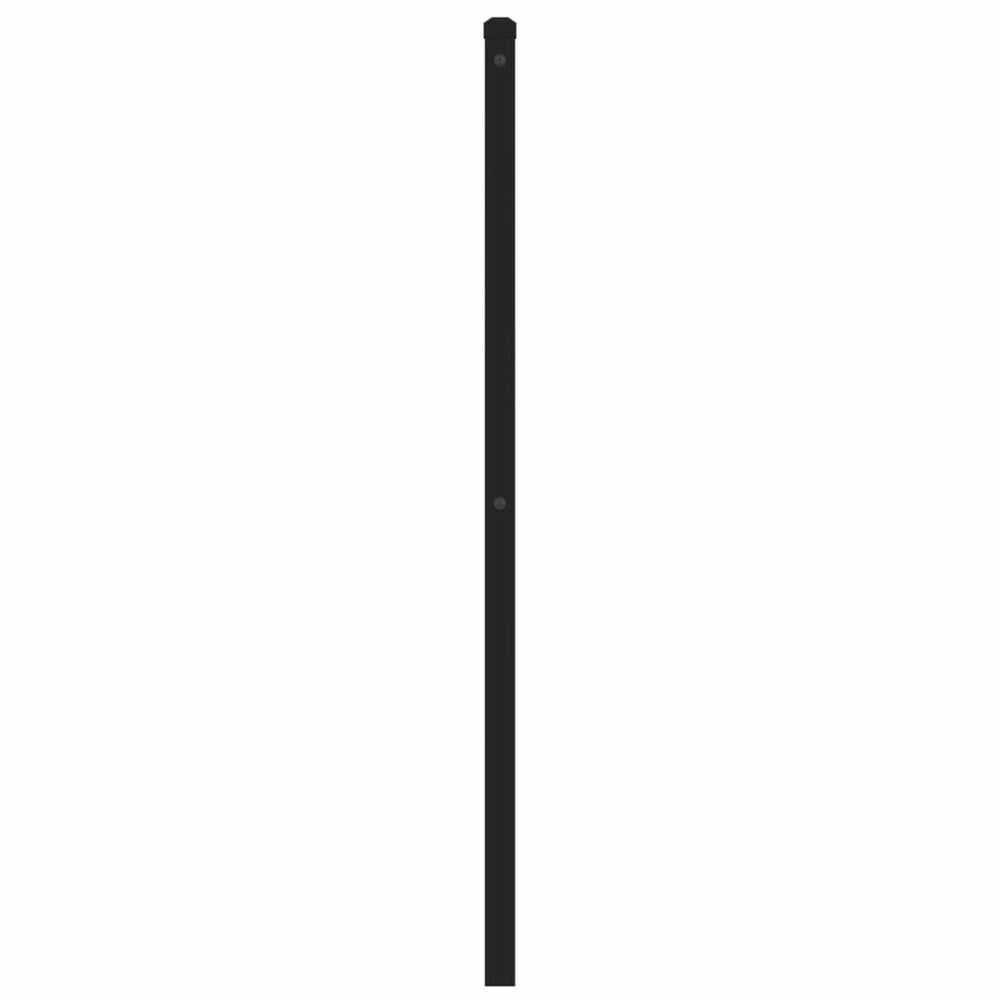 Metalinis galvūgalis, juodos spalvos, 193cm