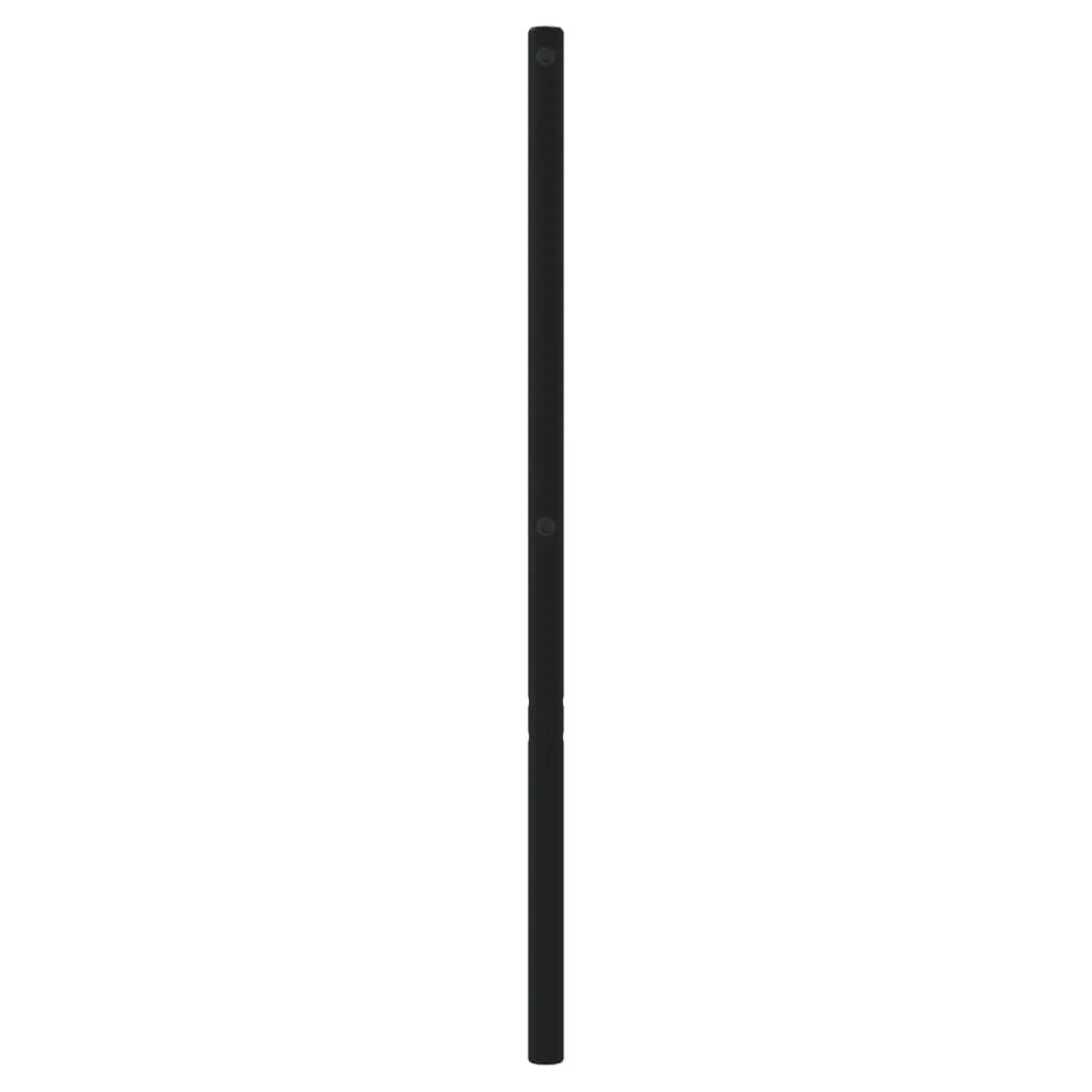 Metalinis galvūgalis, juodos spalvos, 193cm