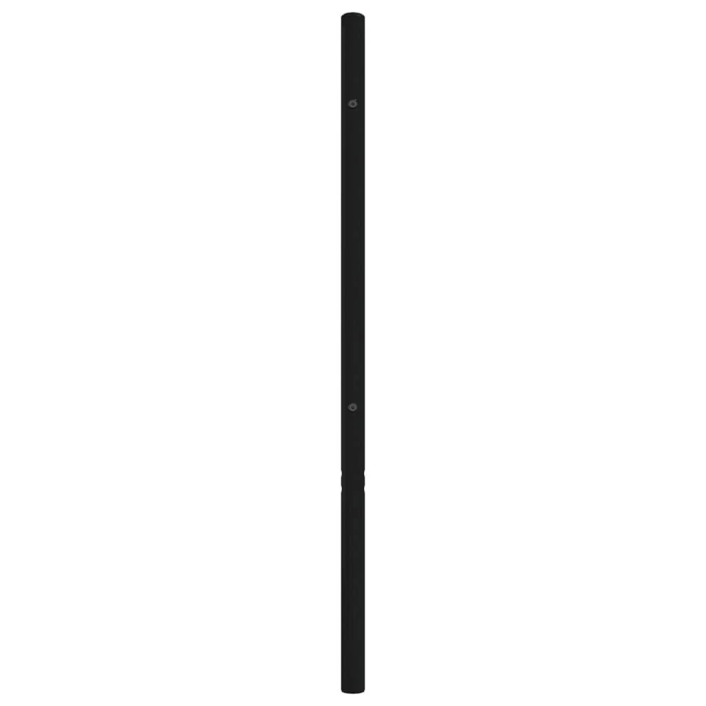 Metalinis galvūgalis, juodos spalvos, 193cm