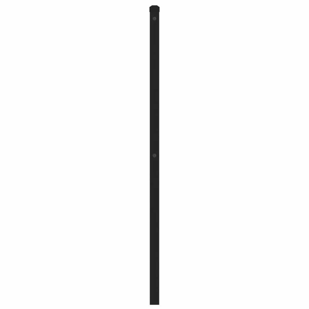 Metalinis galvūgalis, juodos spalvos, 200cm