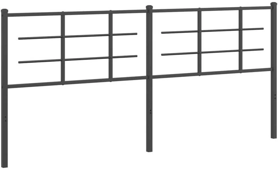 Metalinis galvūgalis, juodos spalvos, 200cm