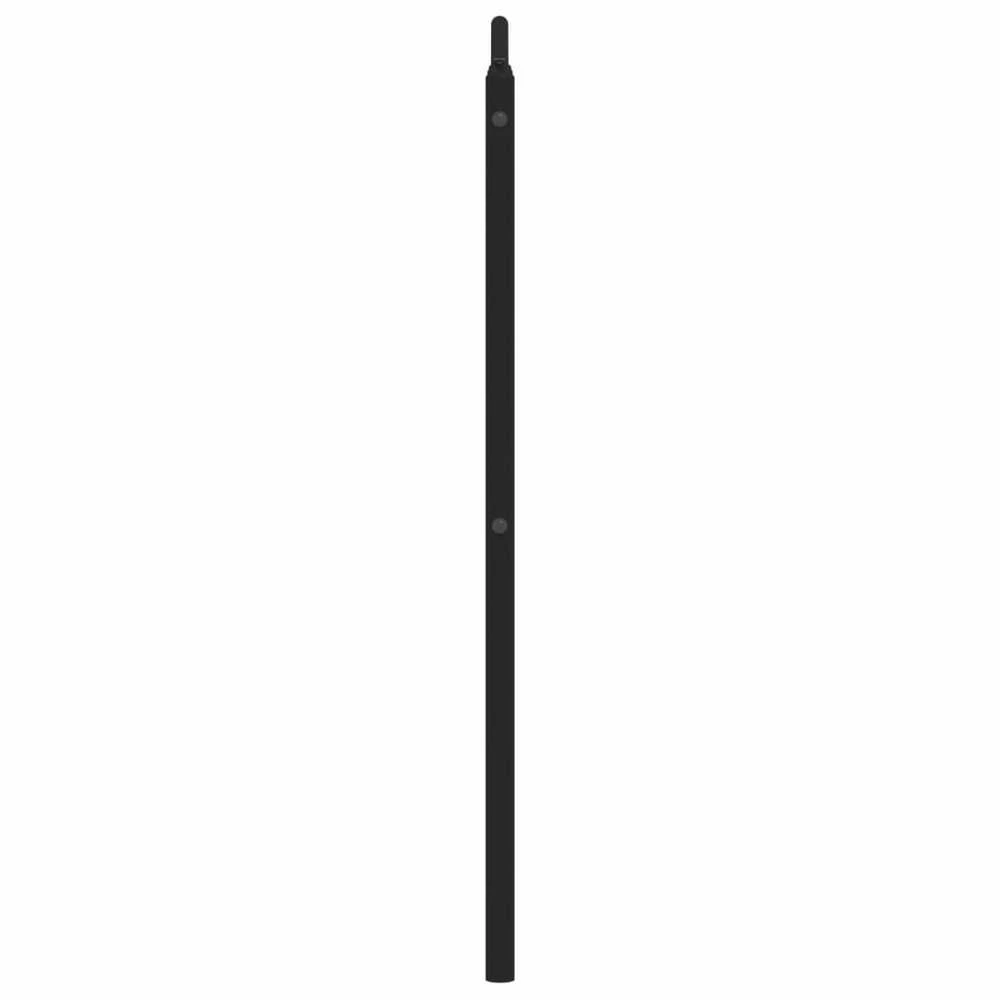 Metalinis pakaitinis galvūgalis, juodos spalvos, 200cm