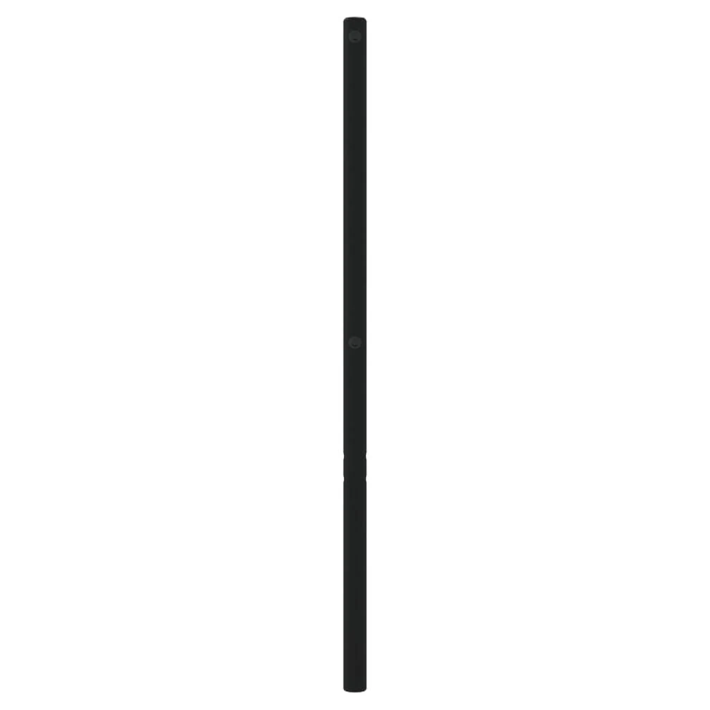 Metalinis galvūgalis, juodos spalvos, 200cm