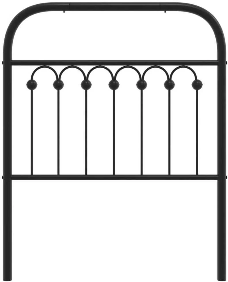 Metalinis galvūgalis, juodos spalvos, 75cm