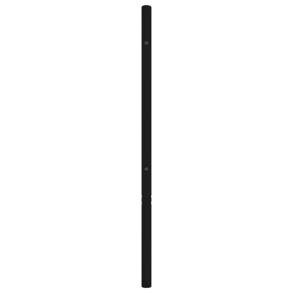 Metalinis galvūgalis, juodos spalvos, 80cm