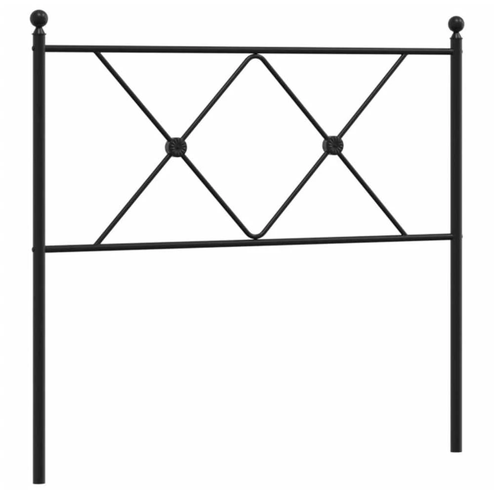 Metalinis galvūgalis, juodos spalvos, 90cm