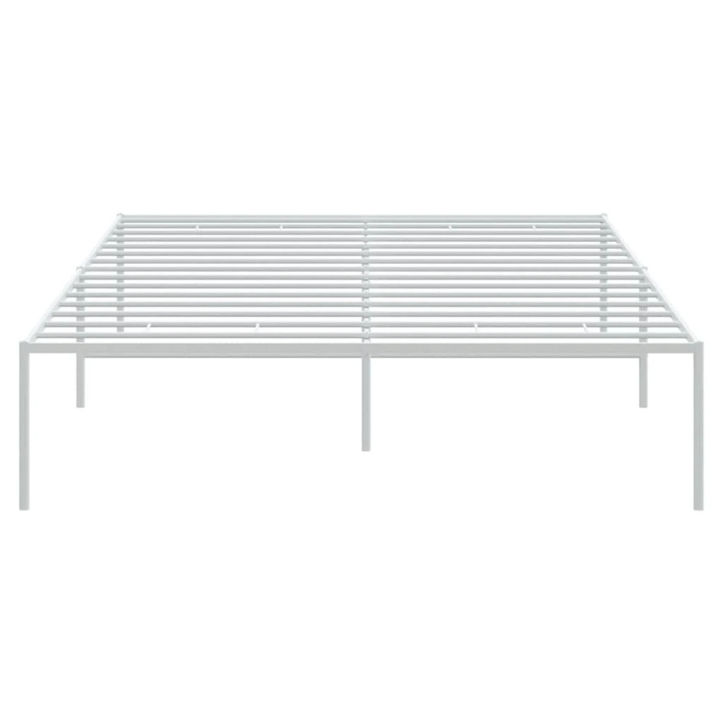 Metalinis lovos rėmas, baltos spalvos, 120x200cm