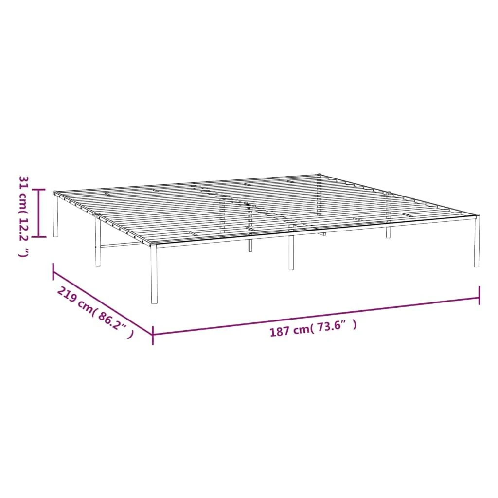 Lova Metalinis lovos rėmas, baltos spalvos, 183x213cm