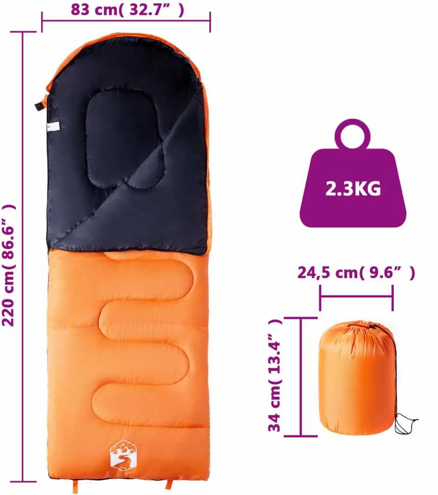 Miegmaišis suaugusiems stovyklavimui, 3-4 sezonams