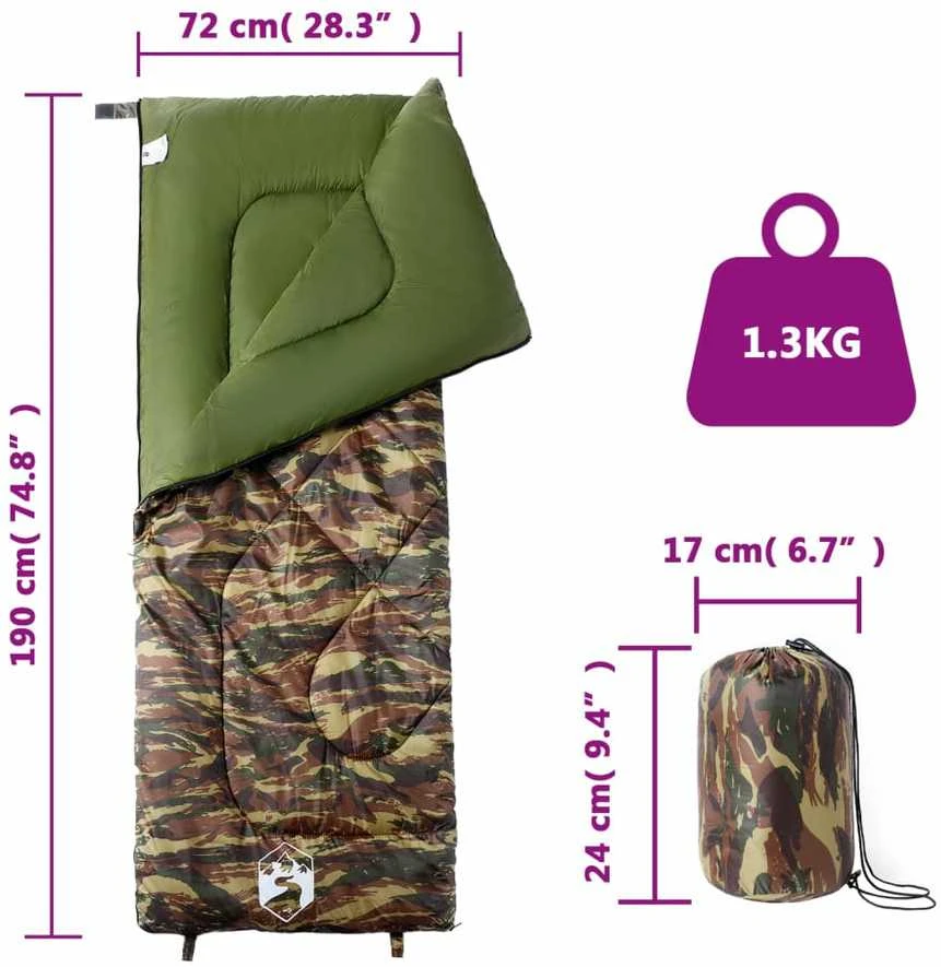 Miegmaišis suaugusiems stovyklavimui, 3 sezonams