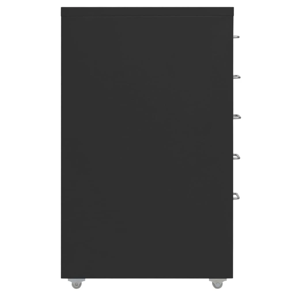Mobili spintelė dokumentams, juoda, 28x41x69cm, metalas