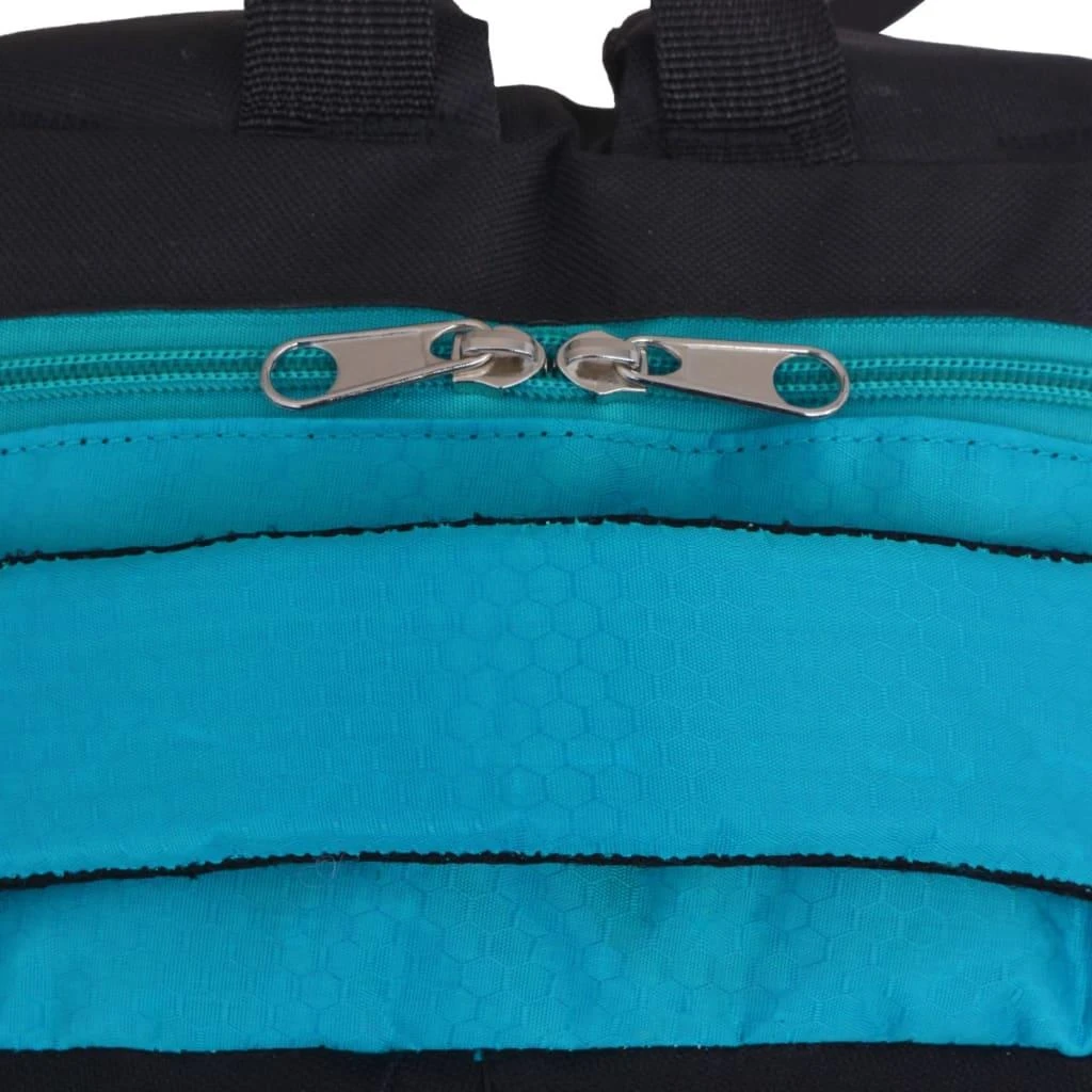 Mokyklinė kuprinė, 40 l, juoda ir mėlyna