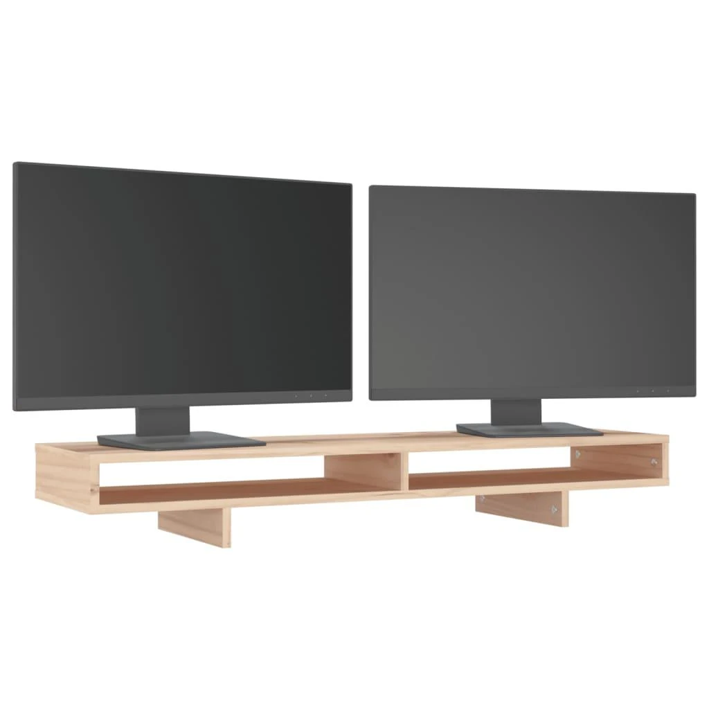 Laikiklis Monitoriaus stovas, 100x27x14cm, pušies medienos masyvas