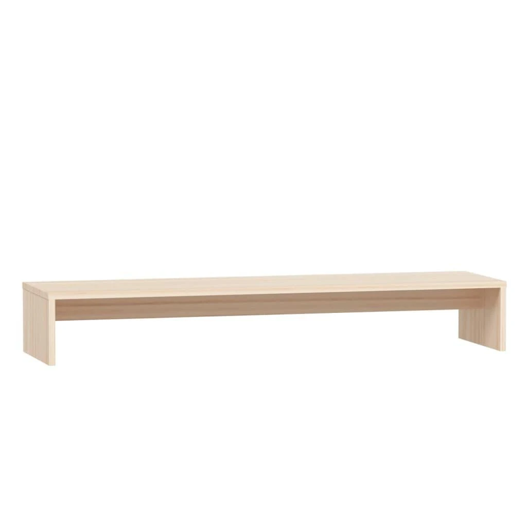 Monitoriaus stovas, 100x27x15cm, pušies medienos masyvas