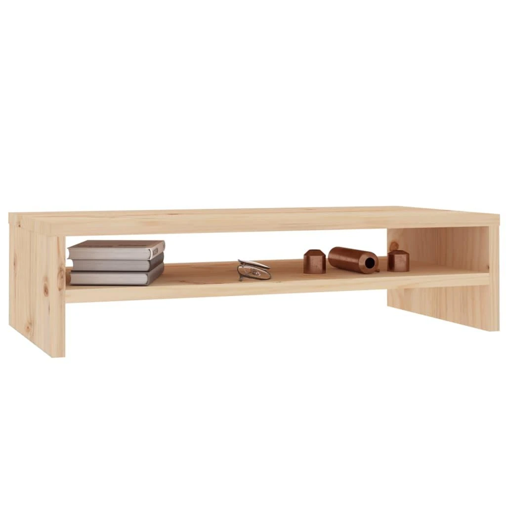 Monitoriaus stovas, 50x24x13cm, pušies medienos masyvas