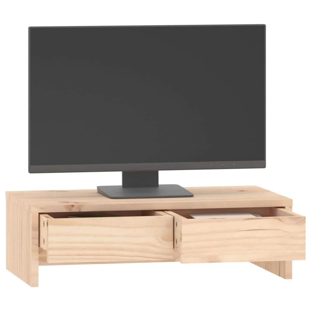 Laikiklis Monitoriaus stovas, 50x27x15cm, pušies medienos masyvas
