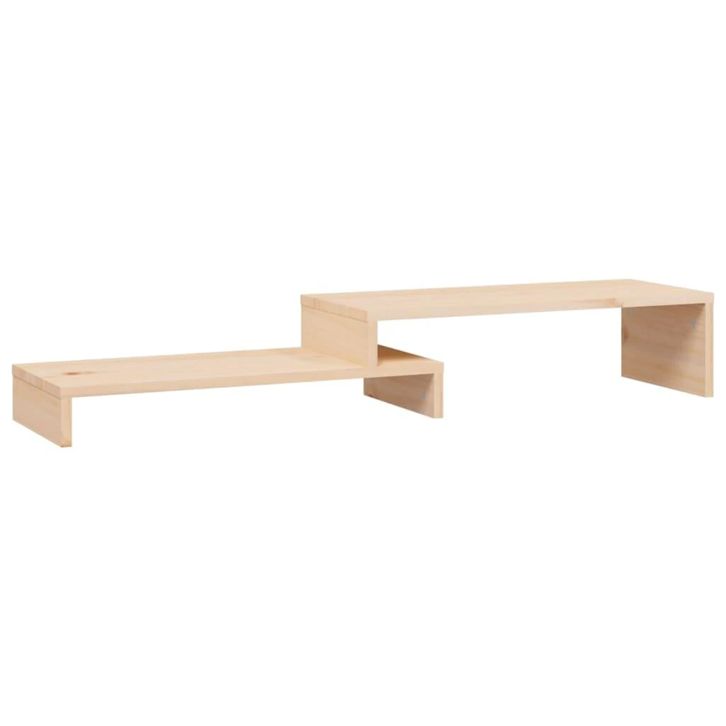 Laikiklis Monitoriaus stovas, (52–101)x22x14cm, pušies medienos masyvas