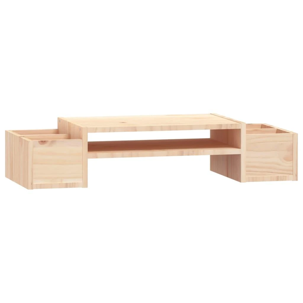 Laikiklis Monitoriaus stovas, 70x27,5x15cm, pušies medienos masyvas
