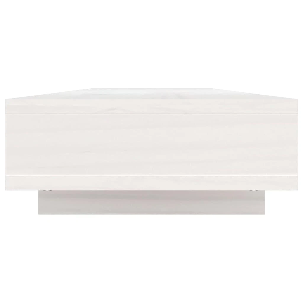 Laikiklis Monitoriaus stovas, baltas, 100x27x14cm, pušies masyvas