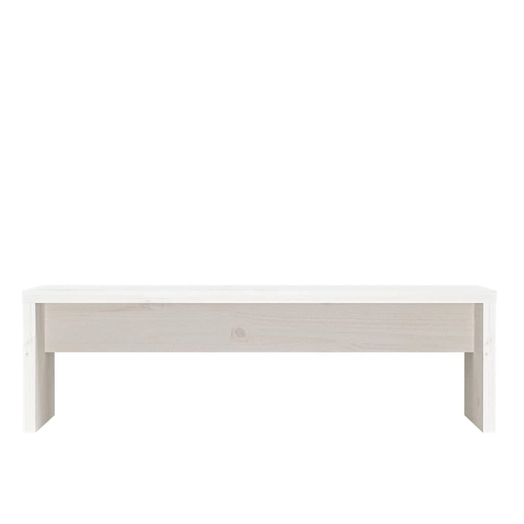 Monitoriaus stovas, baltas, 50x27x15cm, pušies medienos masyvas