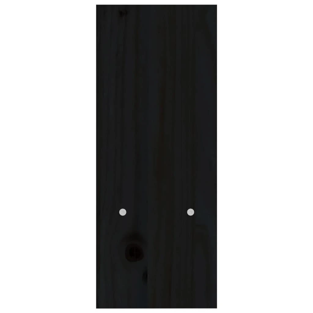 Laikiklis Monitoriaus stovas, juodas, (39–72)x17x43cm, pušies masyvas