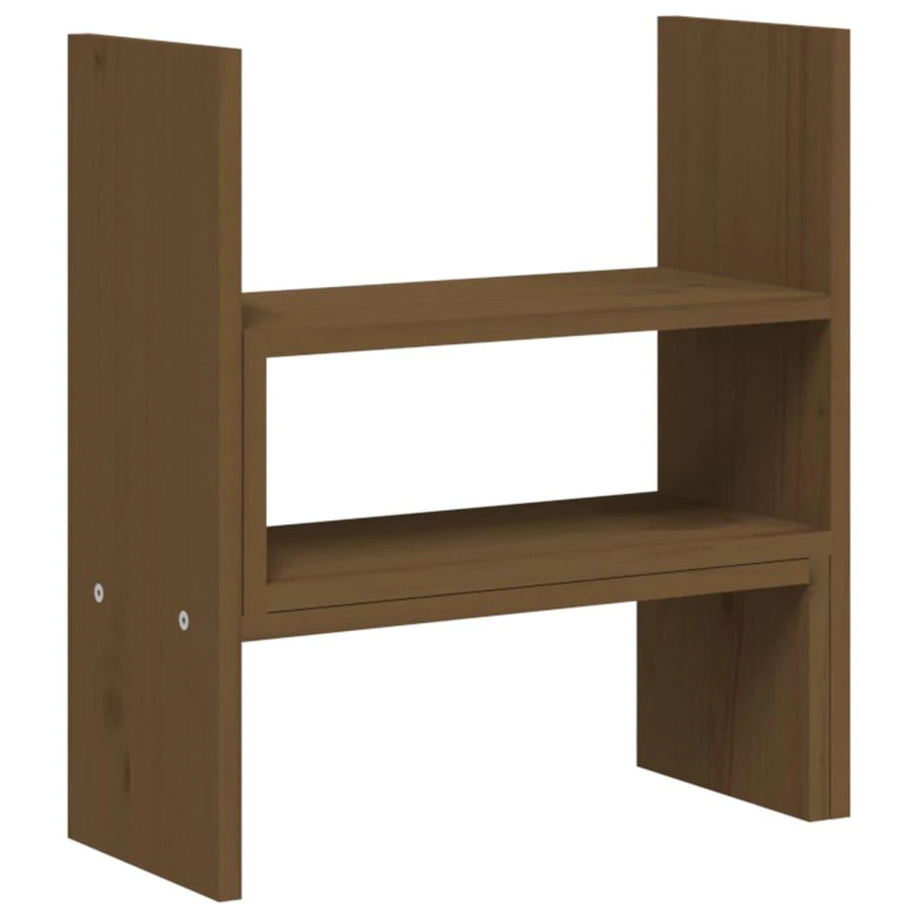 Laikiklis Monitoriaus stovas, medaus rudas, (39–72)x17x43cm, pušis