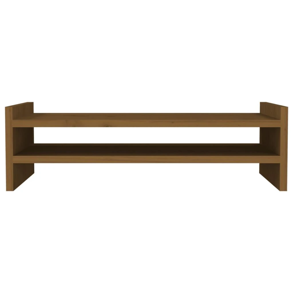 Laikiklis Monitoriaus stovas, medaus rudas, 50x27x15cm, pušies masyvas