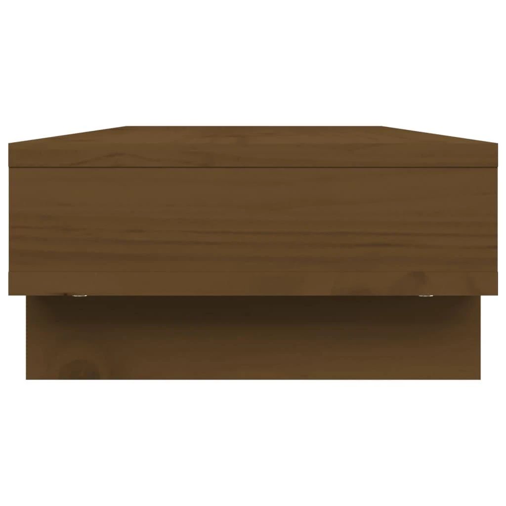 Laikiklis Monitoriaus stovas, medaus rudas, 60x27x14cm, pušies masyvas