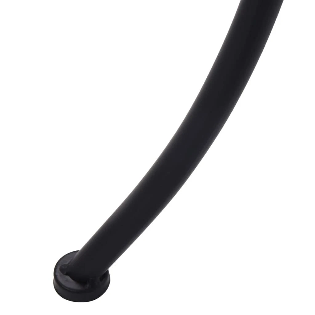 Mozaikinis bistro staliukas, oranžinis/pilkas, 60cm, keramika