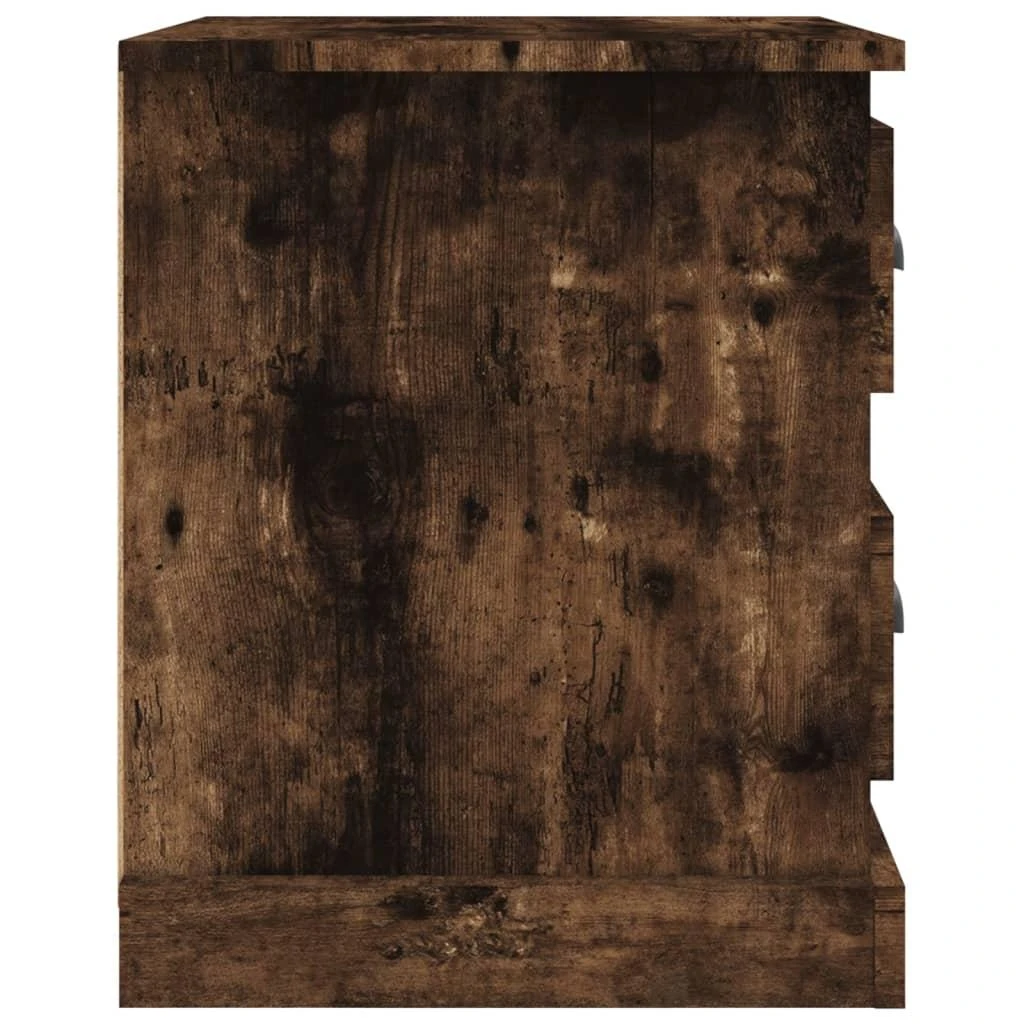 Naktinė spintelė, dūminio ąžuolo, 39x39x47,5cm, mediena