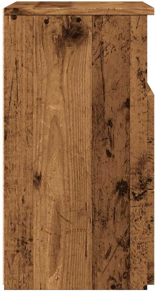 Naktinė spintelė, medienos, 50x32x60cm, apdirbta mediena