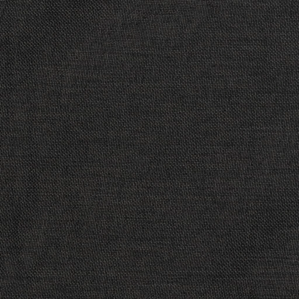 Naktinė užuolaida su kabliukais, antracito spalvos, 290x245cm